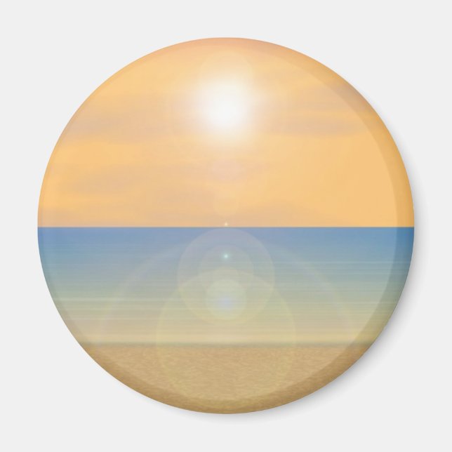 Íman Cena Sunset Beach: (Frente)