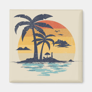 Íman Cena tropical de verão