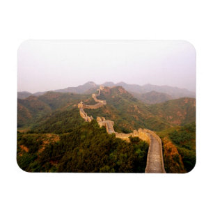 Íman Cenário colorido na Grande Muralha da China em