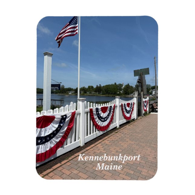 Íman Cenário de Kennebunkport Maine (Vertical)