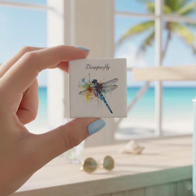 Íman Cenário de Sonho com Libélula, personalizado (Criador carregado)