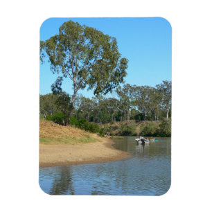 Íman Cenário do rio Calliope, paisagem de Queensland