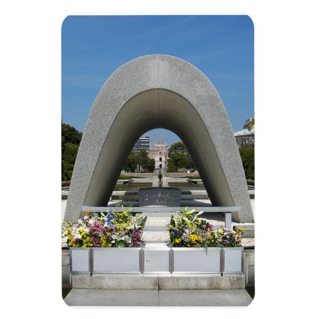 Íman Cenotaph Memorial Hiroshima (Vertical)