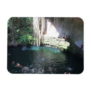 Íman Cenote Azul Sagrado, Ik Kil, México #4