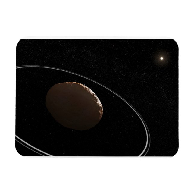 Íman Centaur 1099 Chariklo E Seus Anéis. (Horizontal)