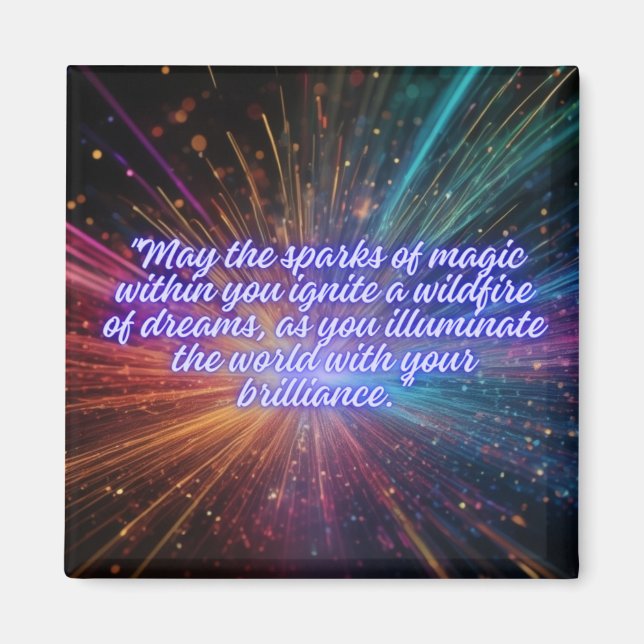 Íman Centelhas de Magia (Frente)