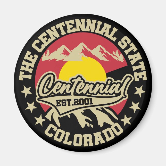 Íman Centenário,Colorado (Frente)