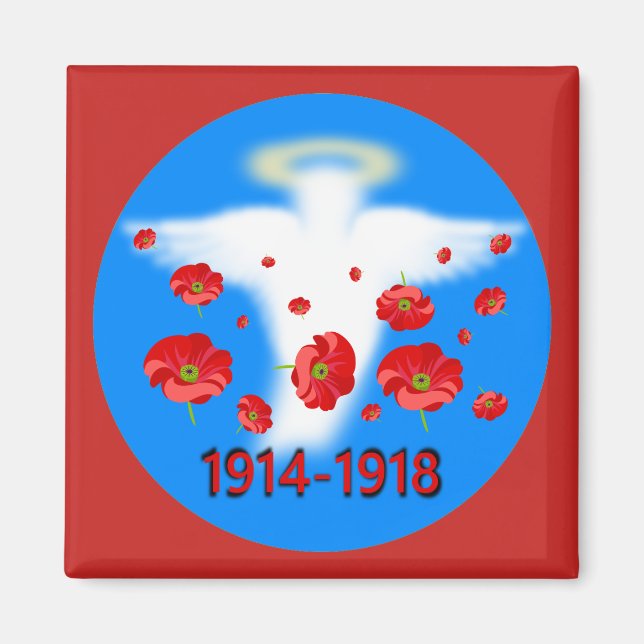 Íman Centenário do Fim da Primeira Guerra Mundial (Frente)