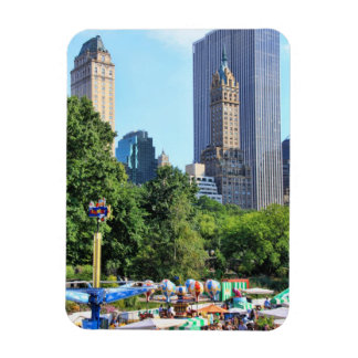 Íman Central Park Amusement Park, com pano de fundo do 