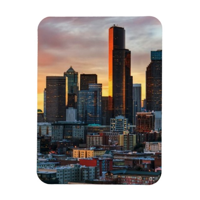 Íman Centro Columbia e centro Seattle, Seattle (Vertical)