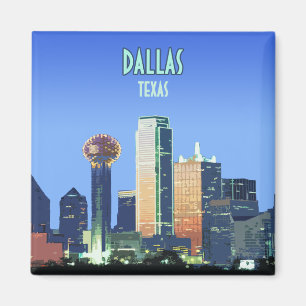 Íman Centro Dallas Texas Vintage