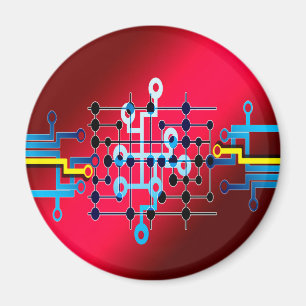 Íman centro de controle de rastreamento de circuitos de