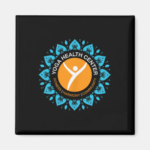 Íman Centro de Saúde Yoga Feliz Começa Aqui Design