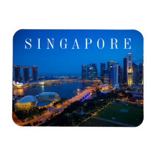 Íman Centro de Singapura à noite