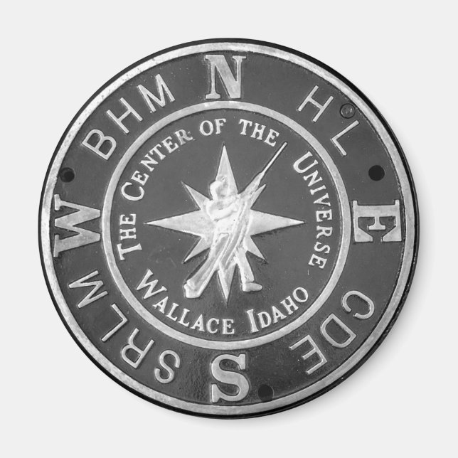 Íman Centro do Universo em Wallace Idaho (Frente)