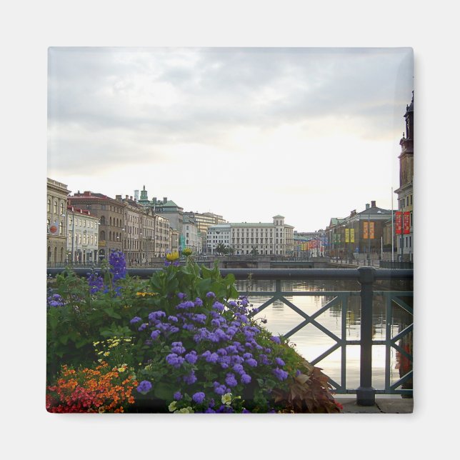 Íman Centro histórico de Gotemburgo, Suecia (Frente)