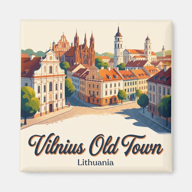 Íman Centro Histórico de Vilnius Lituânia (Frente)