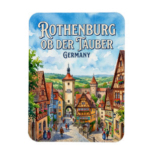 Íman Centro Histórico Medieval, Rothenburg ob der Taube