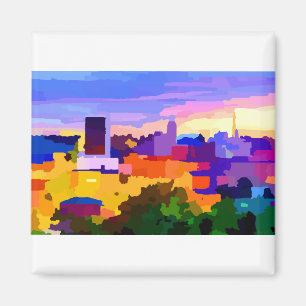 Íman Centro Lynchburg Virginia Skyline