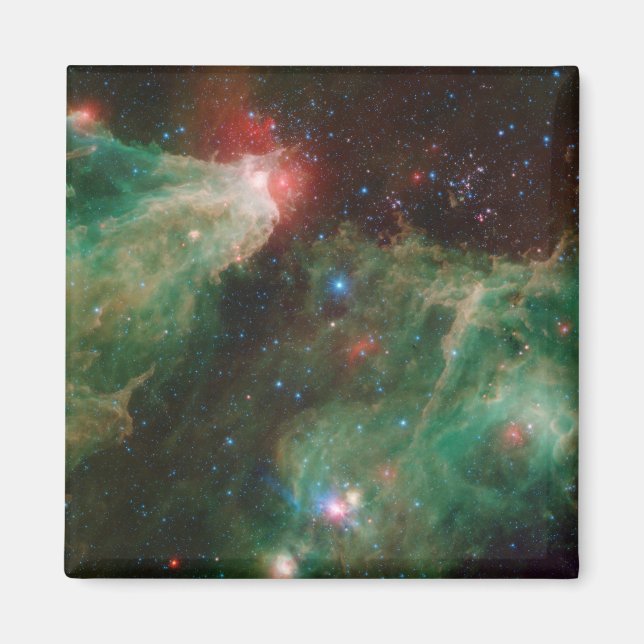 Íman Cepheus B e C Nebulosa Verde (Frente)