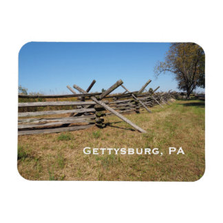 Íman cerca de madeira na PA de Gettysburg