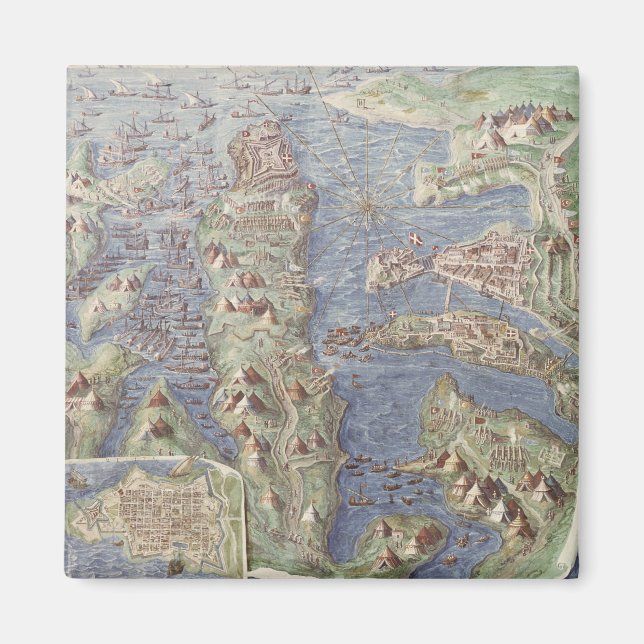 Íman Cerco de Malta (Frente)