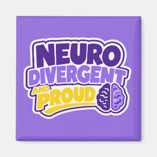 Íman Cérebro Neurodivergente e Orgulhoso