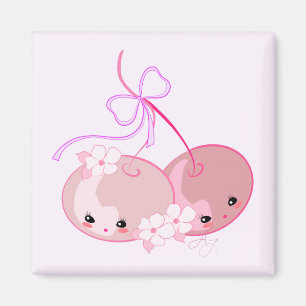 Íman Cerejas Kawaii