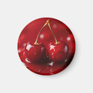 Íman Cerejas Lustrosas Fantasia de Xarope Vermelho