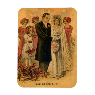 Íman Cerimônia de casamento vintage