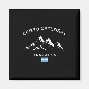 Íman Cerro Catedral Argentina Ski Resort Andes Montanha