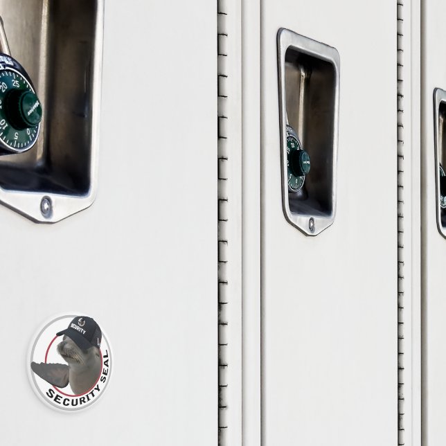 Íman Certified Security Seal | Deadpan Seal Magnet (In Situ (Locker))