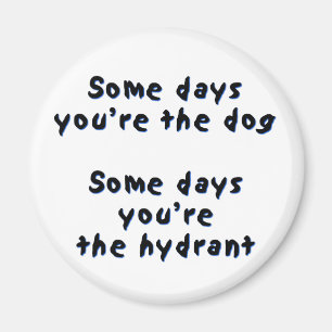 Íman Certos dias você é o cão