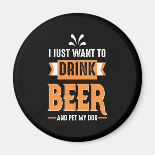 Íman Cerveja Beer Beer e Cachorro
