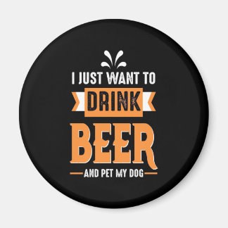 Íman Cerveja Beer Beer e Cachorro