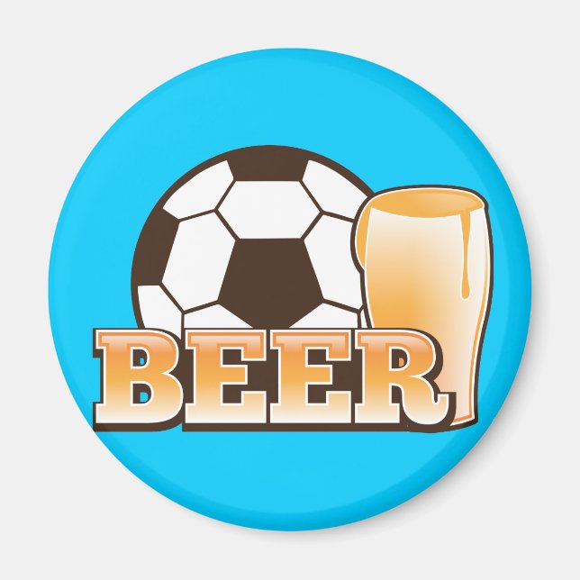 Íman Cerveja e futebol (Frente)