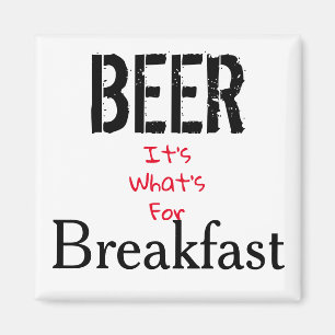 Íman Cerveja, é o que é para o café da manhã