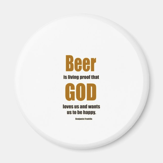 Íman Cerveja é prova viva... (Frente)