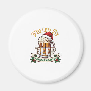 Íman Cerveja Energizada Caneca de Alegria de Natal Chap
