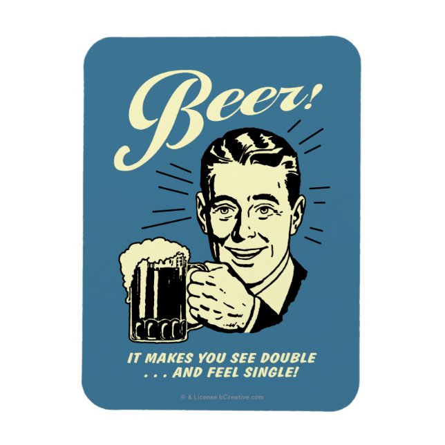 Íman Cerveja: Faz Você Ver Dupla (Vertical)