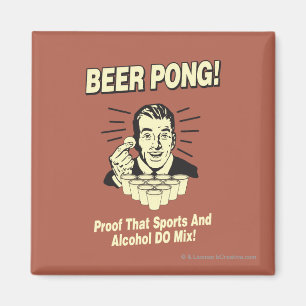 Íman Cerveja Pong: Álcool da prova & mistura dos