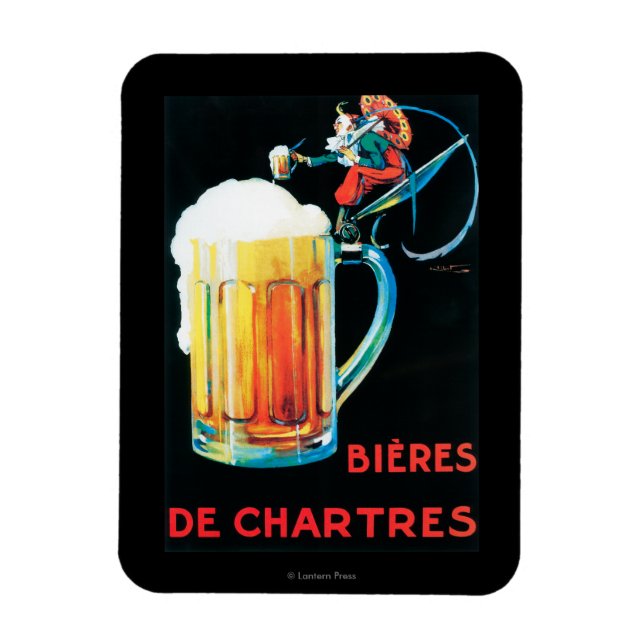 Íman Cervejas de Poster de Promocional de Chartres (Vertical)