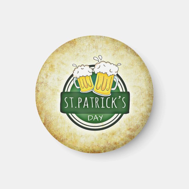 Íman Cervejas do Dia de São Patrício (Frente)