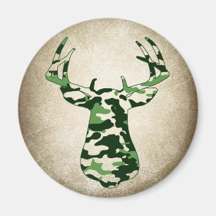 Íman Cervos que caçam o fanfarrão de Camo