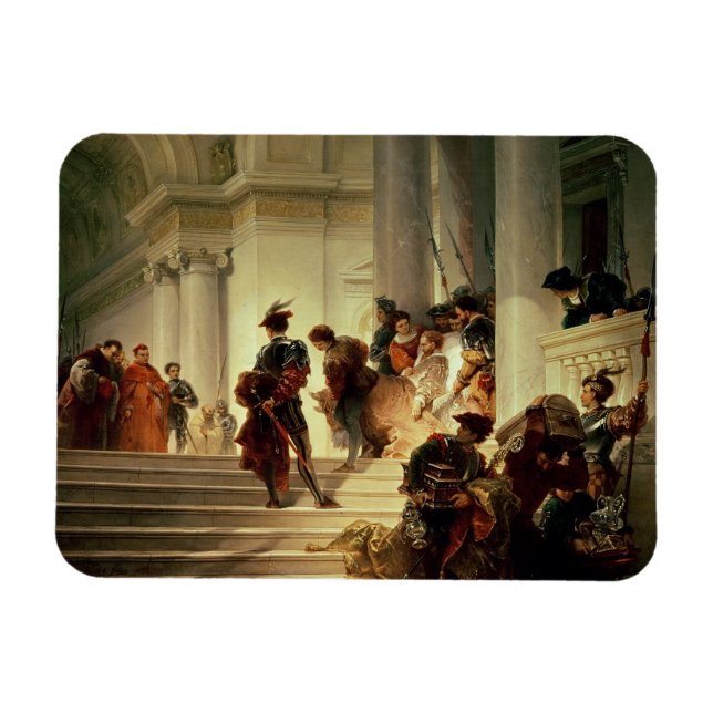 Íman Cesare Borgia deixando o Vaticano (Horizontal)