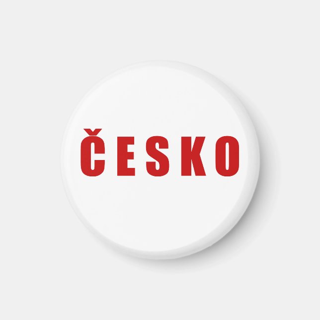 Íman Cesko República Checa (Frente)