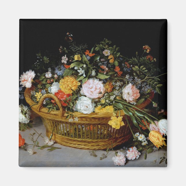 Íman Cesto das Flores, Jan Brueghel, o Mais Jovem (Frente)