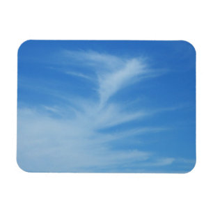 Íman Céu Azul com Nuvens Brancas Foto Abstrata da Natur