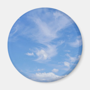 Íman Céu Azul com Nuvens Sabedoras