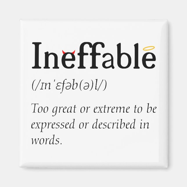 Íman Céu e Inferno Inefáveis (Frente)